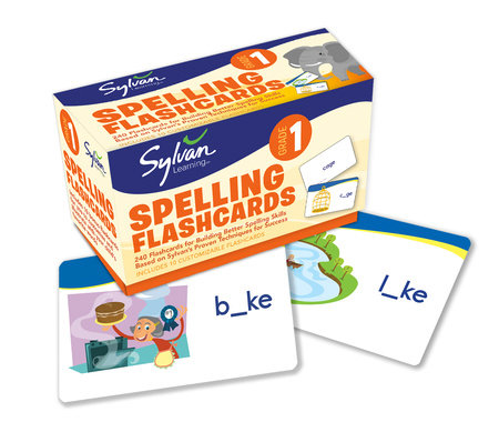 1st Grade Spelling Flashcards by Sylvan Learning