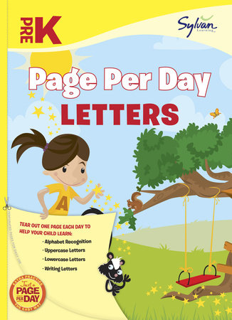 Pre-K Page Per Day: Letters by Sylvan Learning
