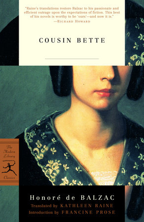 Cousin Bette by Honoré De Balzac