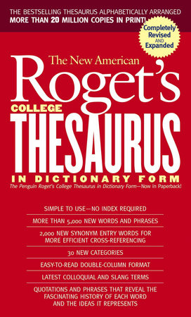 New American Roget's College Thesaurus in Dictionary Form (Revised & Updated) by Philip D. Morehead