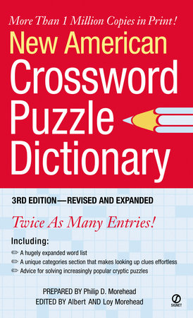 New American Crossword Puzzle Dictionary Book Cover Picture
