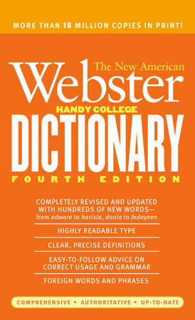 The New American Webster Handy College Dictionary by Philip D. Morehead