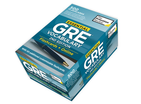 Essential GRE Vocabulary, 2nd Edition: Flashcards + Online by The Princeton Review