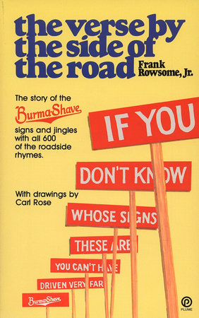 Verse by the Side of the Road by Frank Rowsome, Jr.