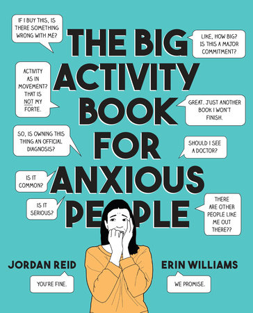 The Big Activity Book for anxious people书封面图片