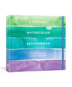 EVERYDAY WATERCOLOR Learn to Paint in 30 Days (2017) Jenna Rainey Softcover  Book 9780399579721