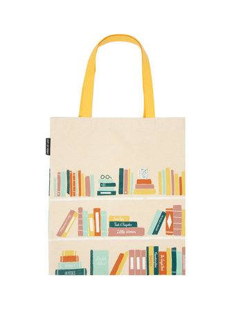 Bookshelf Tote Bag Book Cover Picture