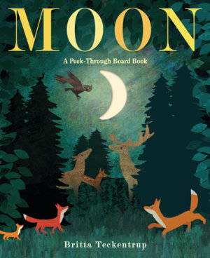 Moon: A Peek-Through Board Book by Britta Teckentrup