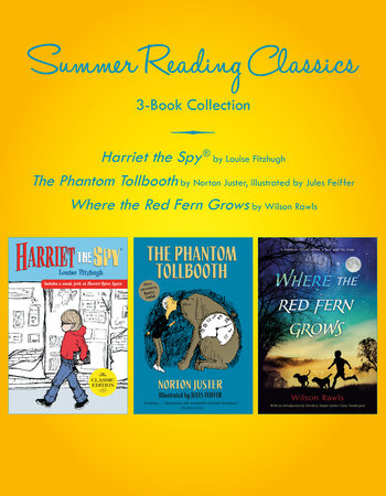 Summer Reading Classics Three-Book Collection by Louise Fitzhugh, Norton Juster and Wilson Rawls