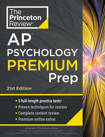Princeton Review AP Psychology Premium Prep, 21st Edition by The Princeton Review