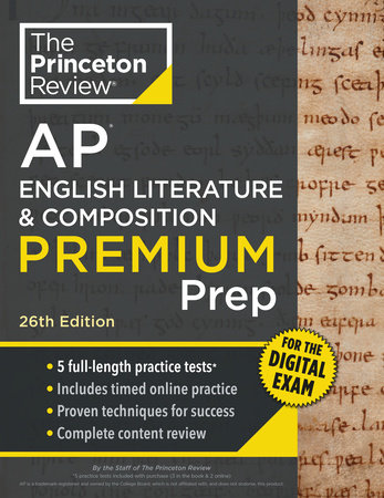 Princeton Review AP English Literature & Composition Premium Prep, 26th Edition