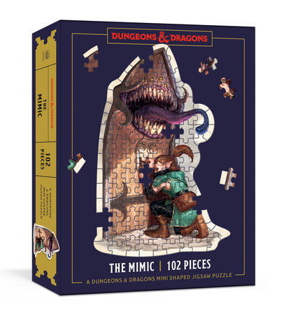 Dungeons & Dragons Mini Shaped Jigsaw Puzzle: The Mimic Edition by Official Dungeons & Dragons Licensed