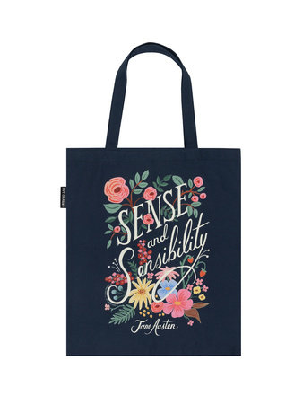Puffin in Bloom: Sense and Sensibility Tote Bag by Out of Print