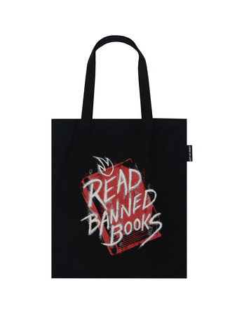 Read Banned Books (Graffiti Art) Tote Bag by Out of Print