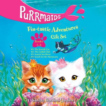 Purrmaids Fin-tastic Adventures 1-4 Gift Set by Sudipta Bardhan-Quallen