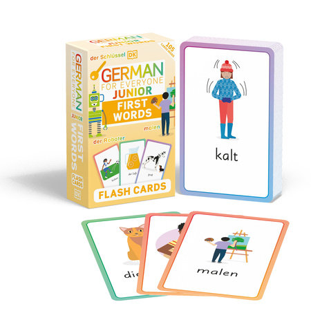 German for Everyone Junior First Words Flash Cards by DK
