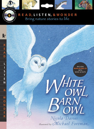 White Owl, Barn Owl with Audio, Peggable