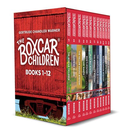 The Boxcar Children Mysteries Boxed Set Books 1-12 by Gertrude Chandler Warner