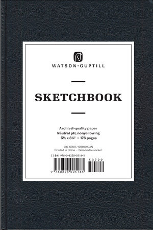 Medium Sketchbook (Black) by Watson-Guptill
