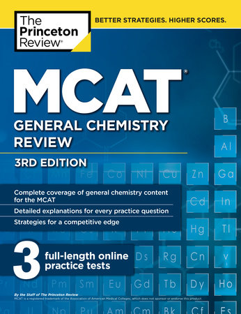 Mcat General Chemistry Review 3rd Edition By The Princeton Review Penguinrandomhouse Com Books