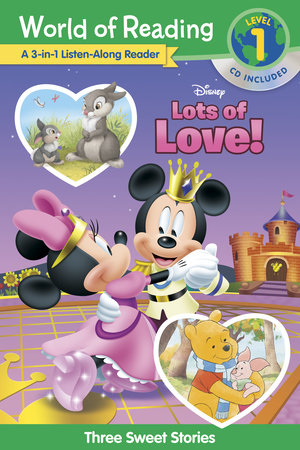 World of Reading: Disney's Lots of Love Collection 3-in-1 Listen Along Reader-Level 1 by Disney Books
