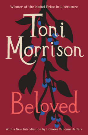 Book cover for Beloved by Toni Morrison.