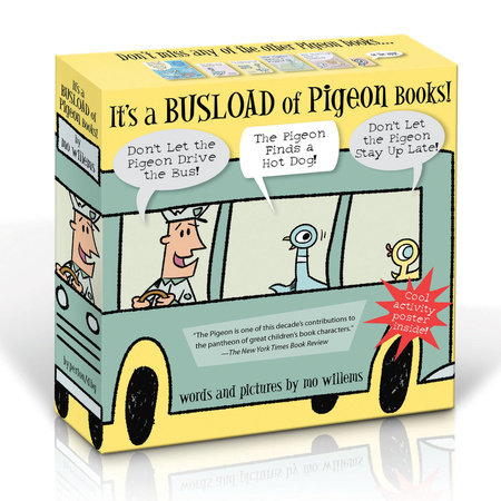It's a Busload of Pigeon Books!-NEW ISBN by Mo Willems