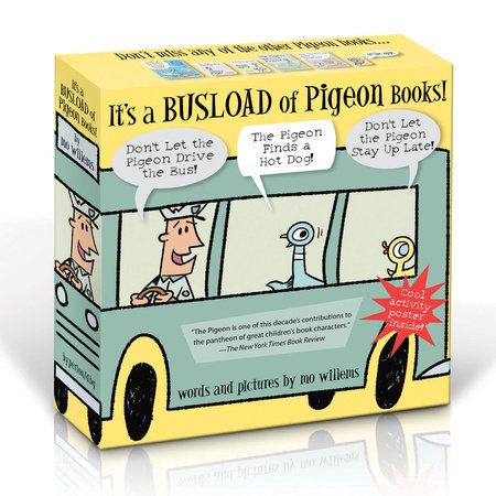 A BUSLOAD OF PIGEON BOOKS: Great for holiday gifting! by Mo Willems