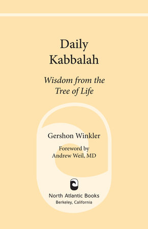 Daily Kabbalah by Gershon Winkler
