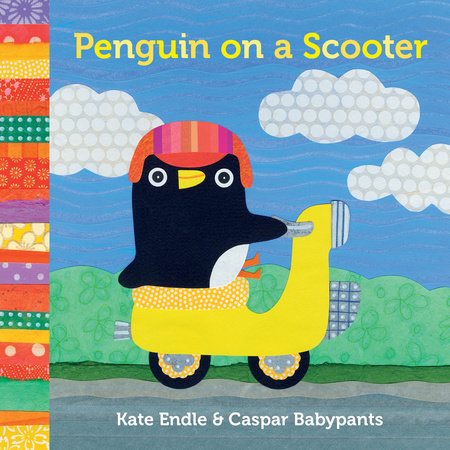 Penguin on a Scooter by Caspar Babypants