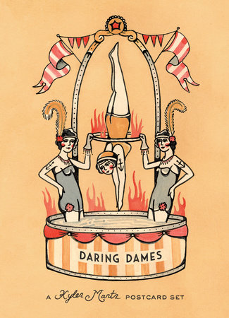 Daring Dames: A Kyler Martz Postcard Set by Kyler Martz
