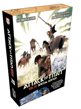 Attack on Titan 20 Manga Special Edition w/DVD by Hajime Isayama