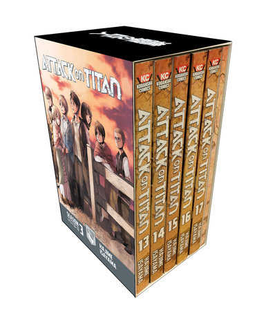 Attack on Titan Season 3 Part 1 Manga Box Set by Hajime Isayama