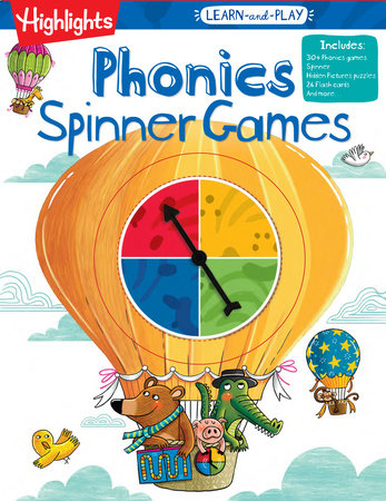 Highlights Learn-and-Play Phonics Spinner Games by Highlights Learning