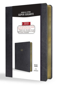 Biblia Reina Valera letra súper gigante, símil piel negro / Spanish Bible Reina Valera Super Giant Print, Black Leathersoft