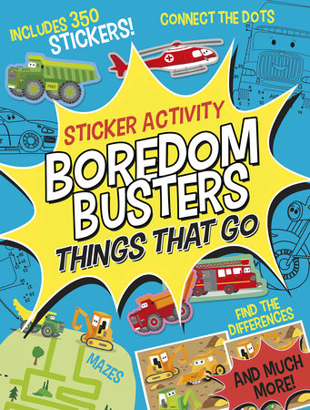 Boredom Busters: Things That Go Sticker Activity by Tiger Tales