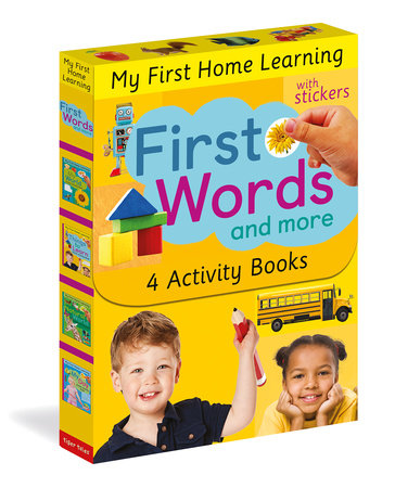 First Words and More: 4 Activity Book Boxed Set with Stickers by Tiger Tales