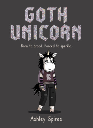 Goth Unicorn by Ashley Spires