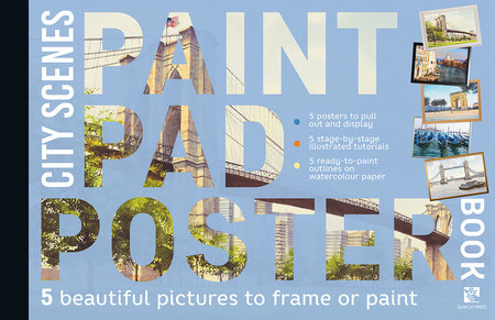 Paint Pad Poster Book: City Scenes