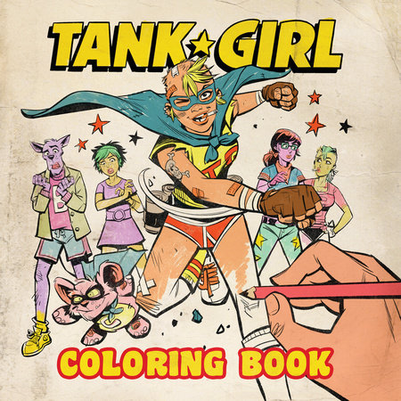 Tank Girl Coloring Book by Alan Martin