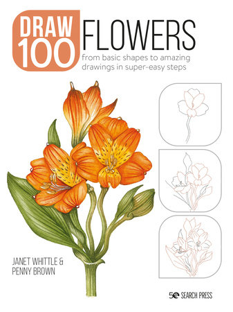 Draw 100: Flowers by Janet Whittle and Penny Brown