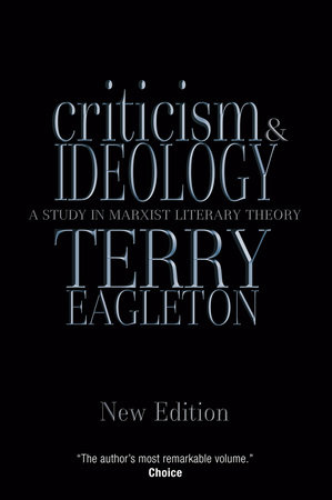 Criticism and Ideology by Terry Eagleton