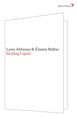 Reading Capital by Louis Althusser