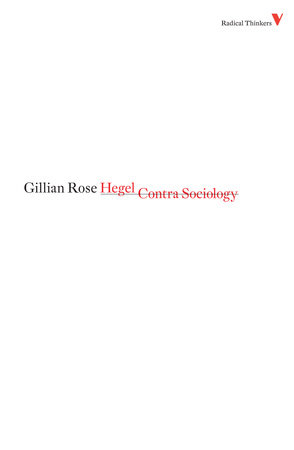 Hegel Contra Sociology by Gillian Rose