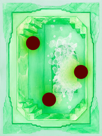 Cosmic Caesious, Cosmic Zinnober, Cosmic Celadon, Cosmic Virescent by Tai Shani
