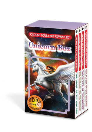 Choose Your Own Adventure 4-Book Boxed Set Unicorn Box (Magic of the Unicorn, Warlock and Unicorn, The Rescue of Unicorn, The Flight of Unicorn) by Deborah Lerme Goodman
