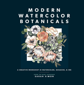 Watercolor Workbook: Café in Bloom by Sarah Simon: 9781958803608
