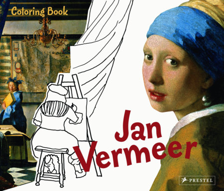 Coloring Book Jan Vermeer by Andrea Weibenbach