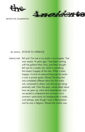 Beyond the Collaboration by Sterling Ruby and Raf Simons