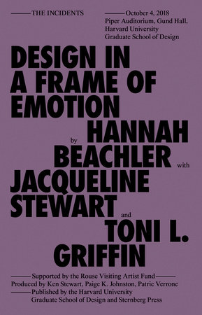 Design in a Frame of Emotion by Hannah Beachler